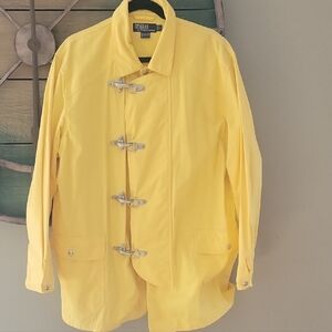 Vintage Polo By Ralph Lauren Fireman Jacket With Metal Toggle Detail